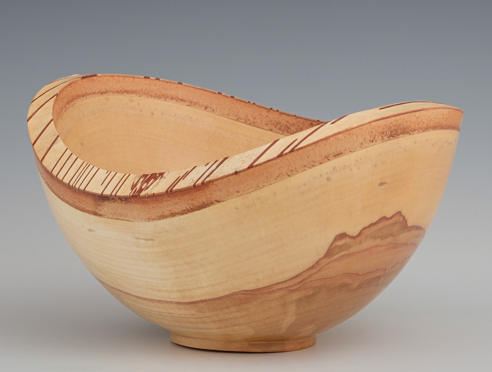 Birch Natural Edge Bowl - Diameter:  8 1/2 inches, Height:  4 3/4 inches (J51)