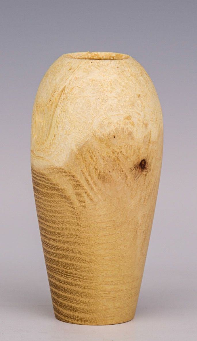 Black Locust Hollow Form - Diameter: 1 15/16 inches, Height: 3 3/4 inches (K46)