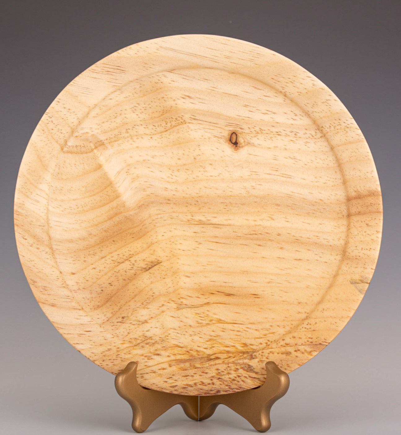 Pine Platter - Diameter: 10 5/8 inches, Height: 1 inches (G69)