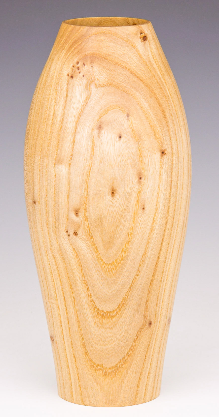 Elm Hollow Form - Diameter: 4 1/2 inches, Height: 9 7/8 inches (C48)