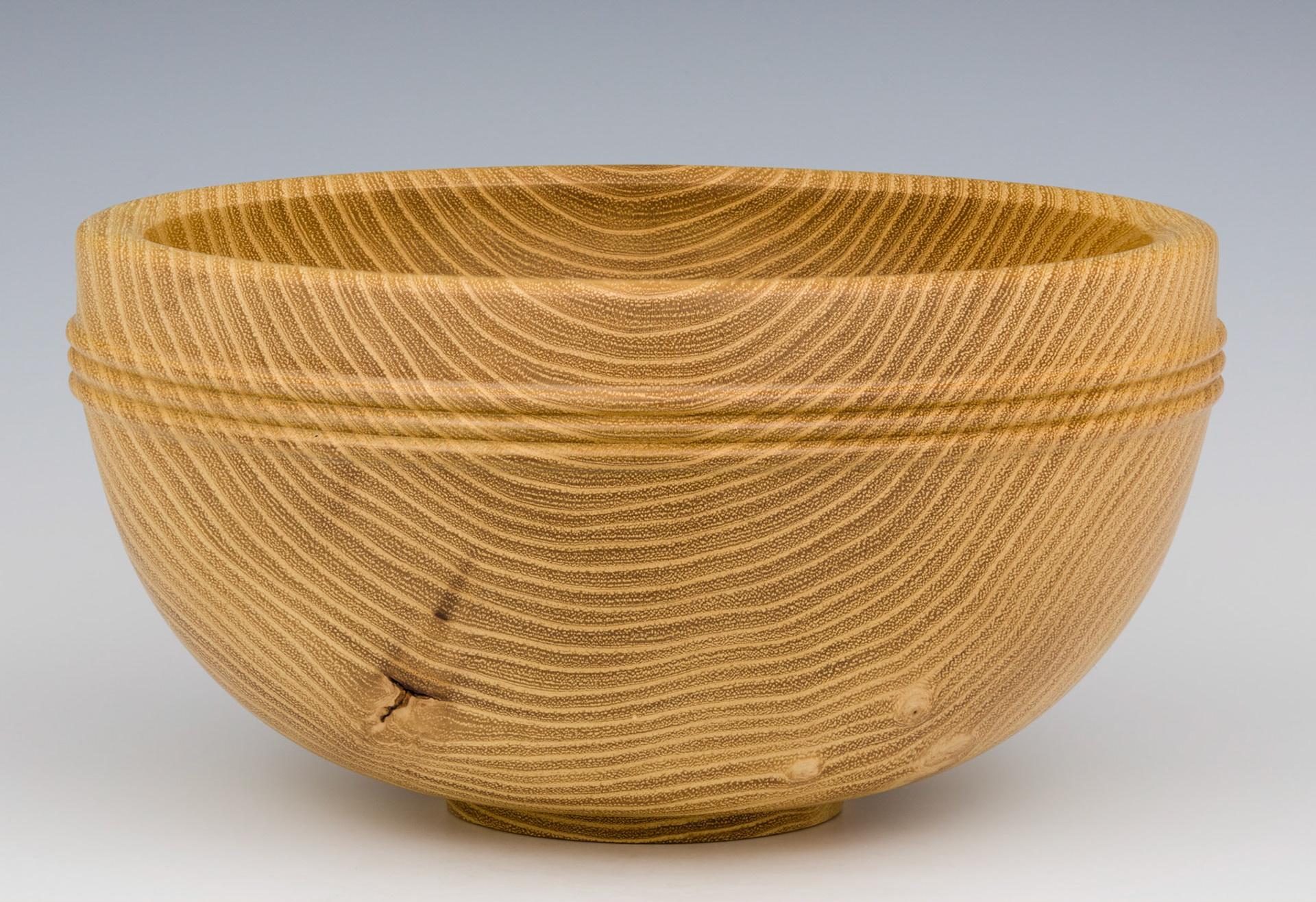 Black Locust Bowl - Diameter: 8 5/8 inches, Height: 4 7/16 inches (K33)