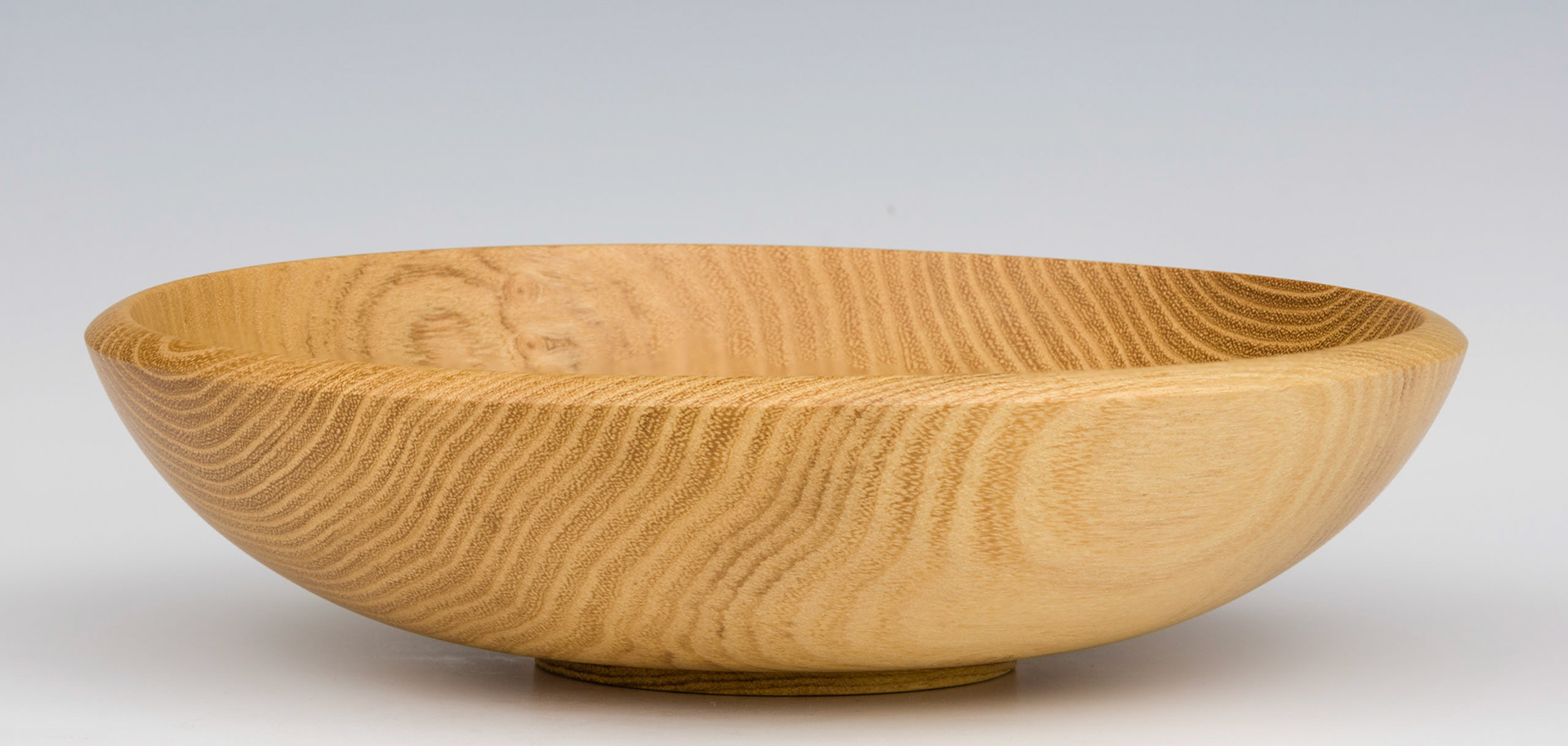 Black Locust Bowl - Diameter: 7 5/16 inches, Height: 1 3/4 inches (K25)