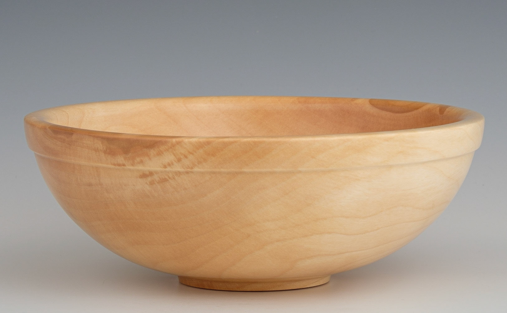 Birch Bowl - Diameter: 9 1/2 inches, Height: 3 3/8 inches (J82)