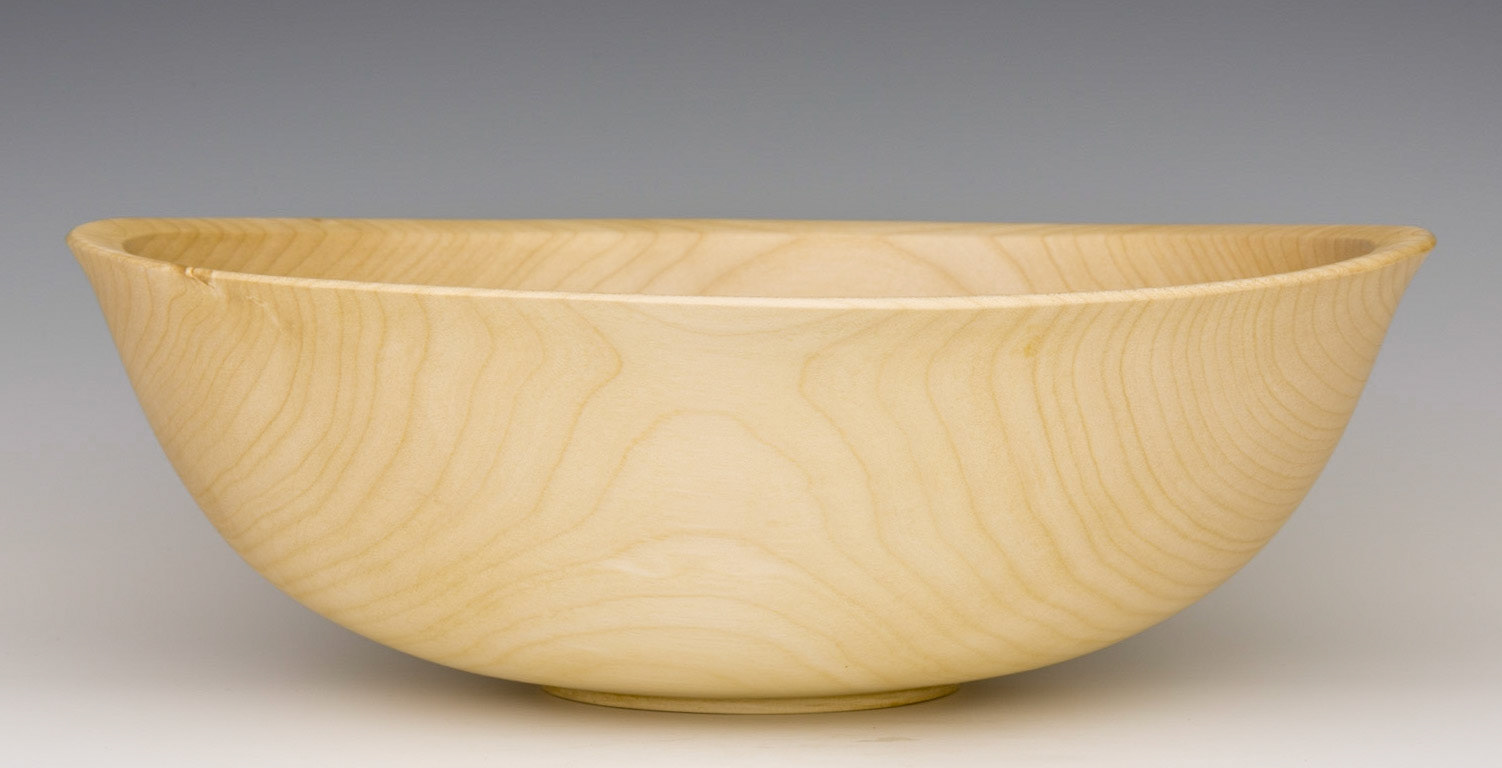 Maple Bowl - Diameter: 11 1/2 inches, Height: 4 inches (D36)