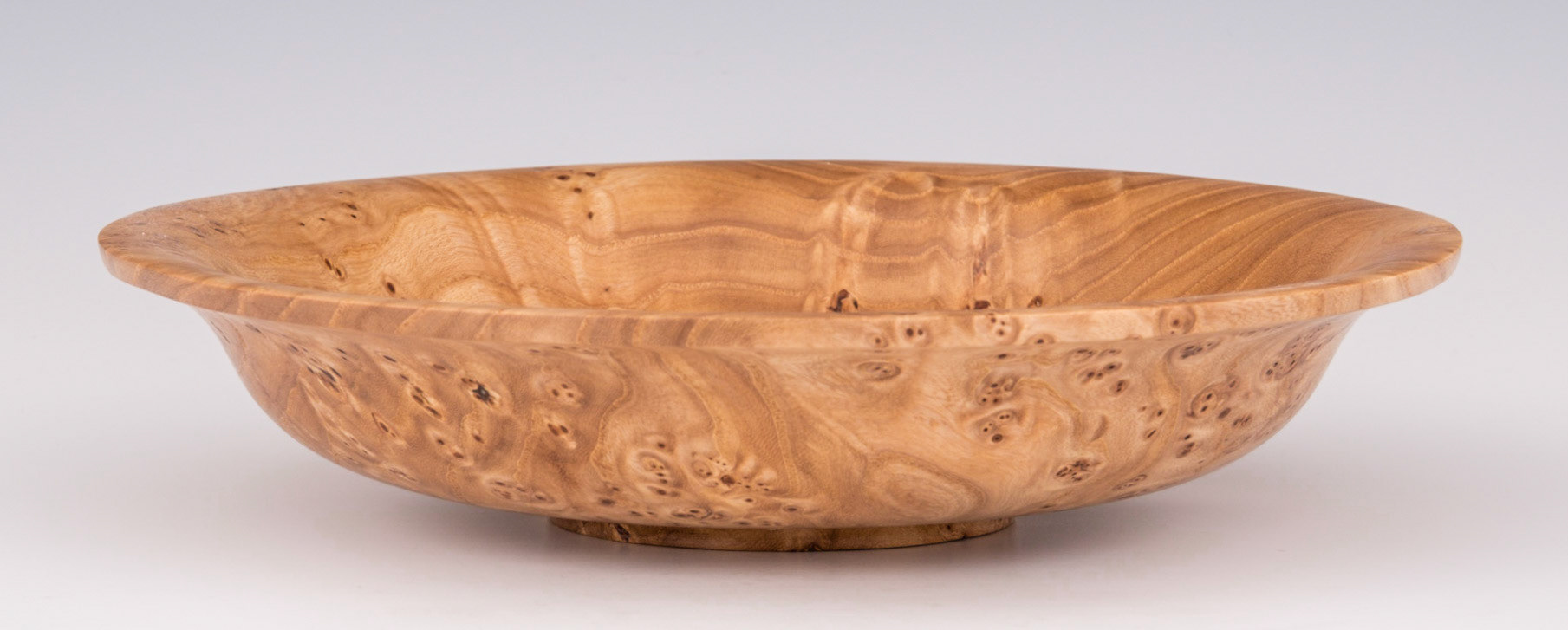 Elm Bowl - Diameter: 10 inches, Height: 2 1/8 inches (C145)