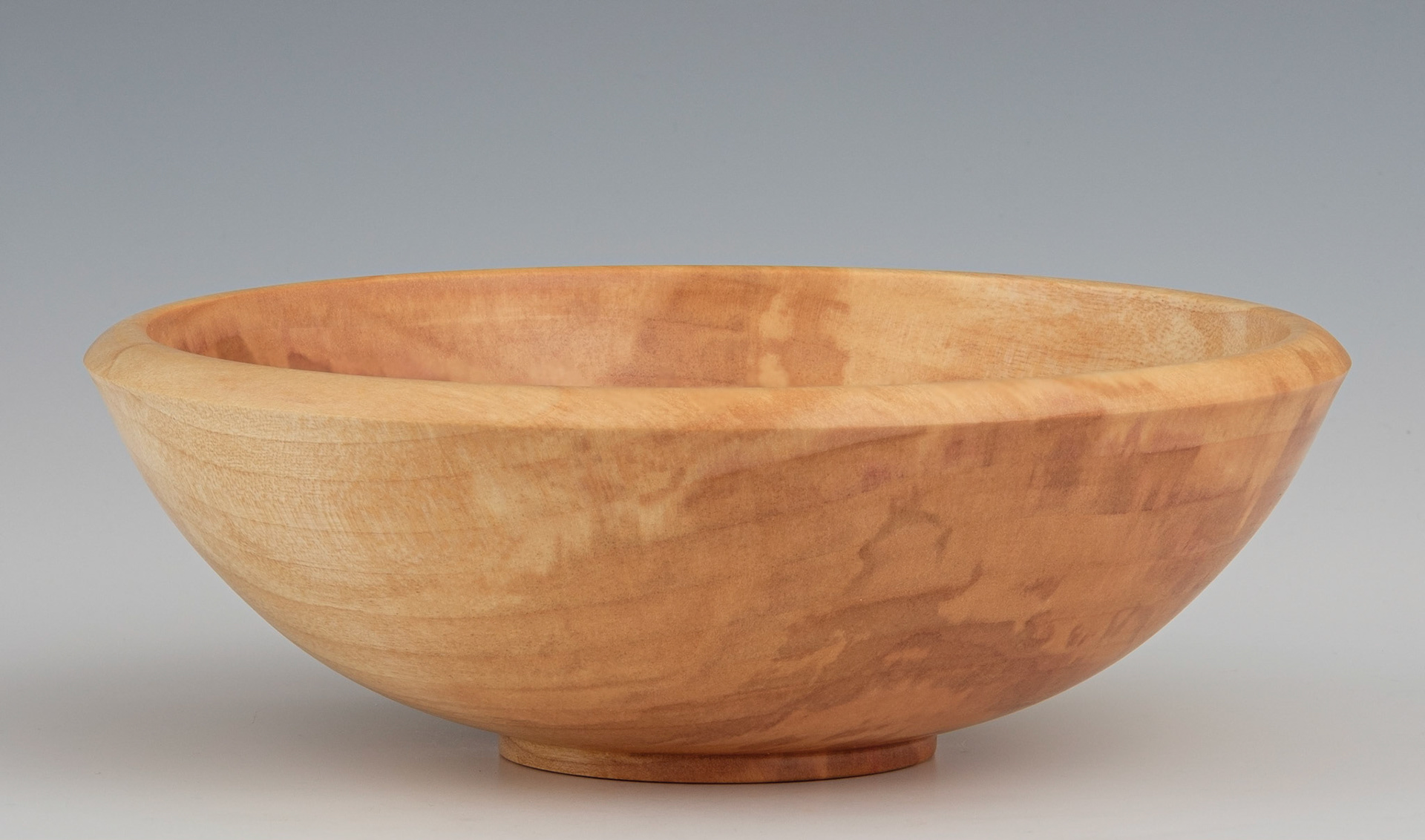 Birch Bowl - Diameter: 8 1/4 inches, Height: 2 3/4 inches (J77)