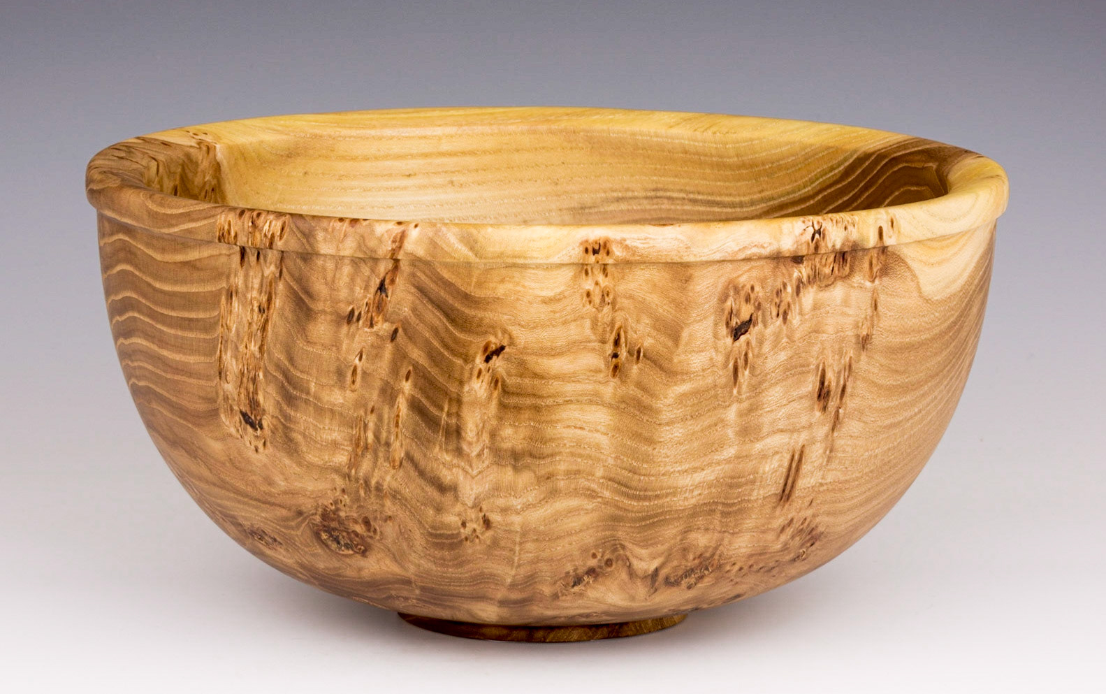 Elm Bowl - Diameter: 10 5/8 inches, Height: 5 1/4 inches (C14)