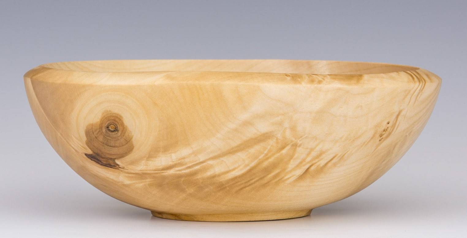 Maple Bowl - Diameter: 8 3/8 inches, Height: 3 inches (D34)