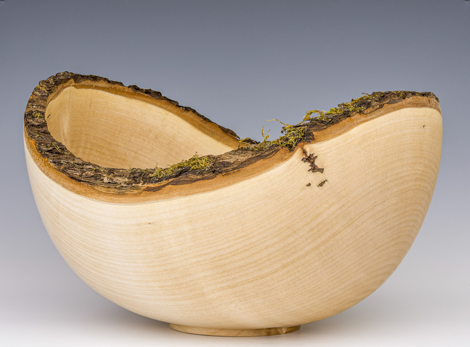 Maple Natural Edge Bowl - Diameter:  10 3/8 inches, Height: 6 1/4 inches   (D38)
