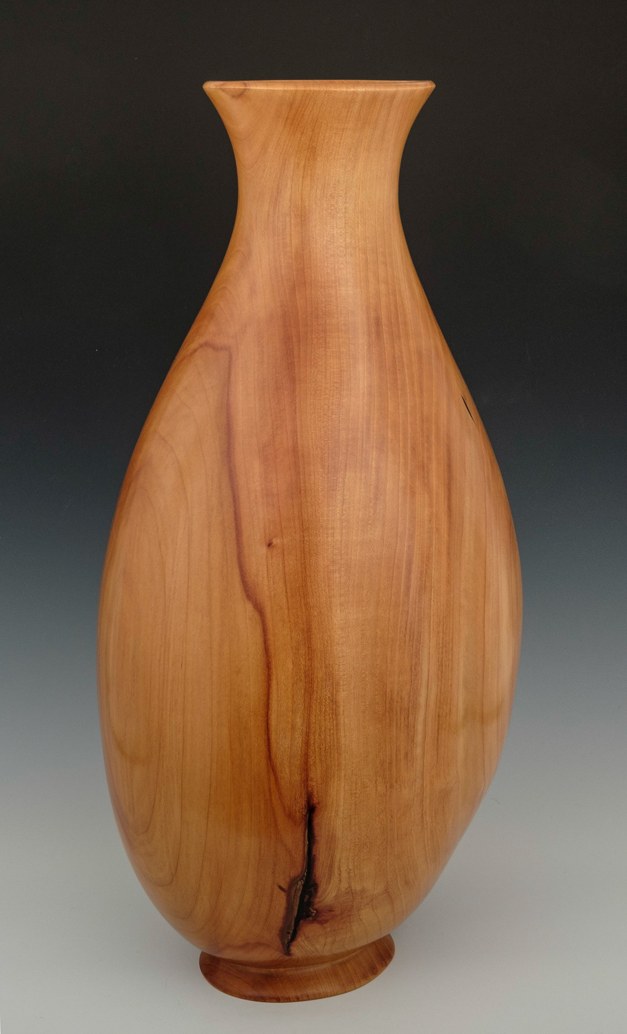 Madrone Hollow Form - Diameter: 9 inches on one axis and 10 inches on the other, Height: 20 1/2 inches (F60)