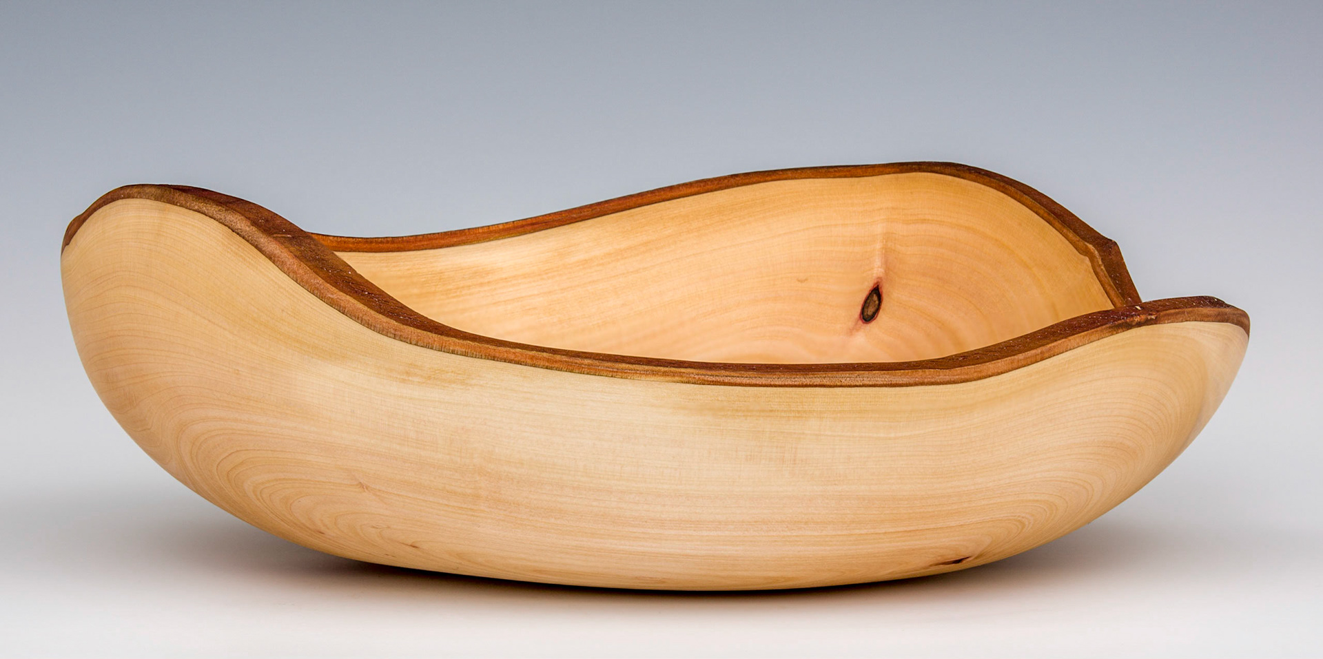 Madrone Natural Edge Bowl - Diameter: 9 3/4 inches, Height: 3 3/8 inches (C106)