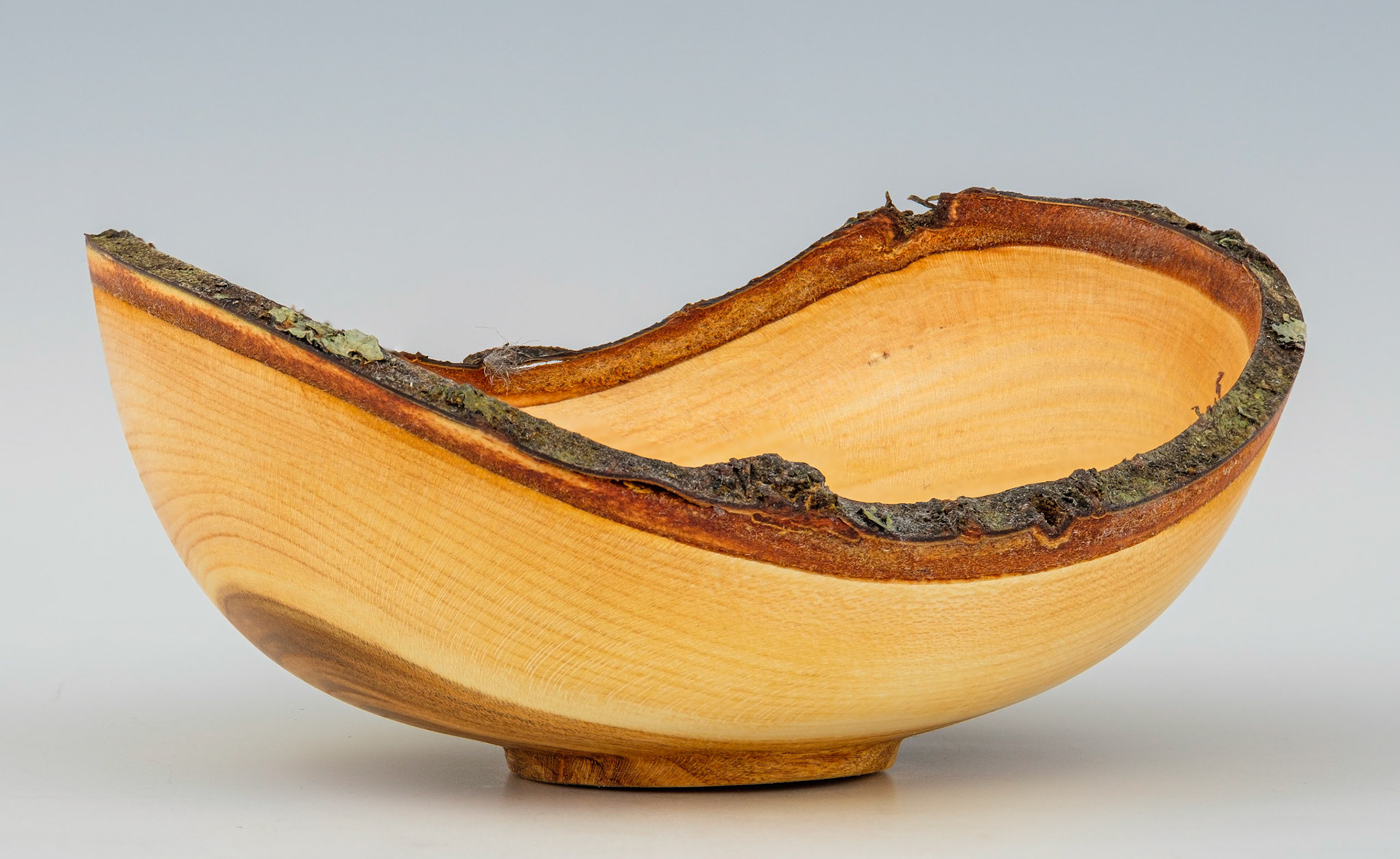 Cherry Natural Edge Bowl - Diameter: 5 inches, Height: 2 1/8 inches (J3)