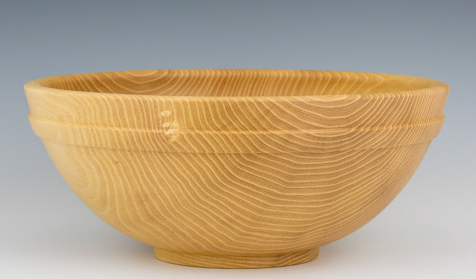 Black Locust Bowl - Diameter: 12 3/4 inches, Height: 5 1/4 inches (K61)