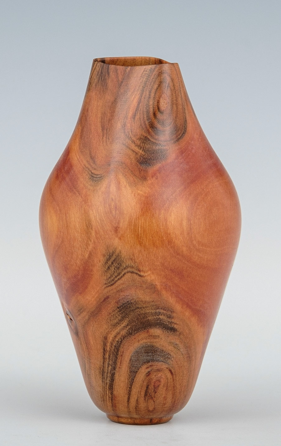 Plum Hollow Form - Diameter: 2 inches, Height: 3 3/4 inches (D91)