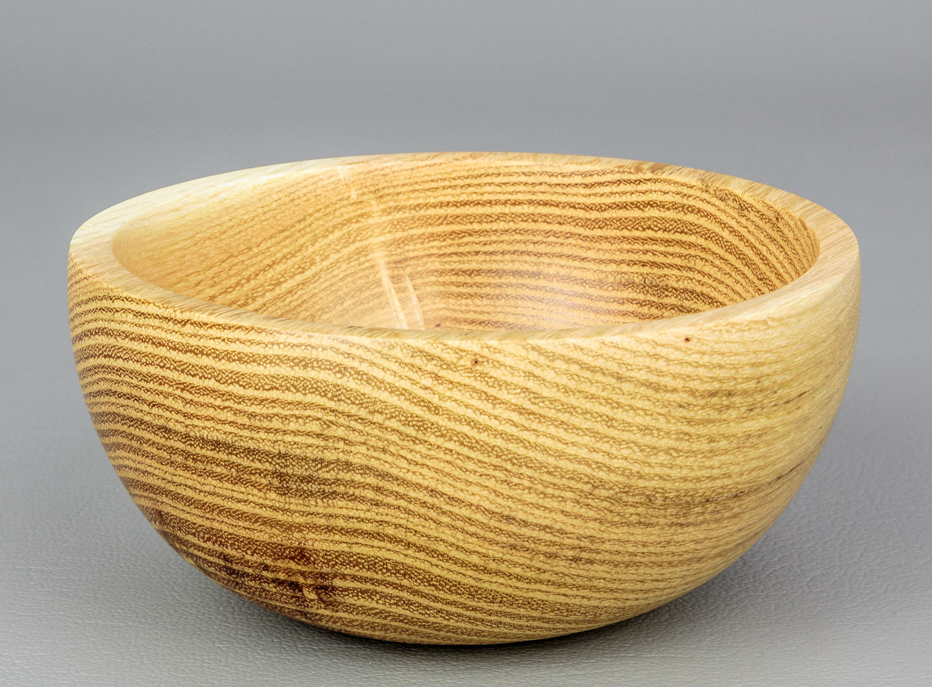 Black Locust Round Bottom Bowl - Diameter: 3 5/8 inches, Height: 1 3/4 inches