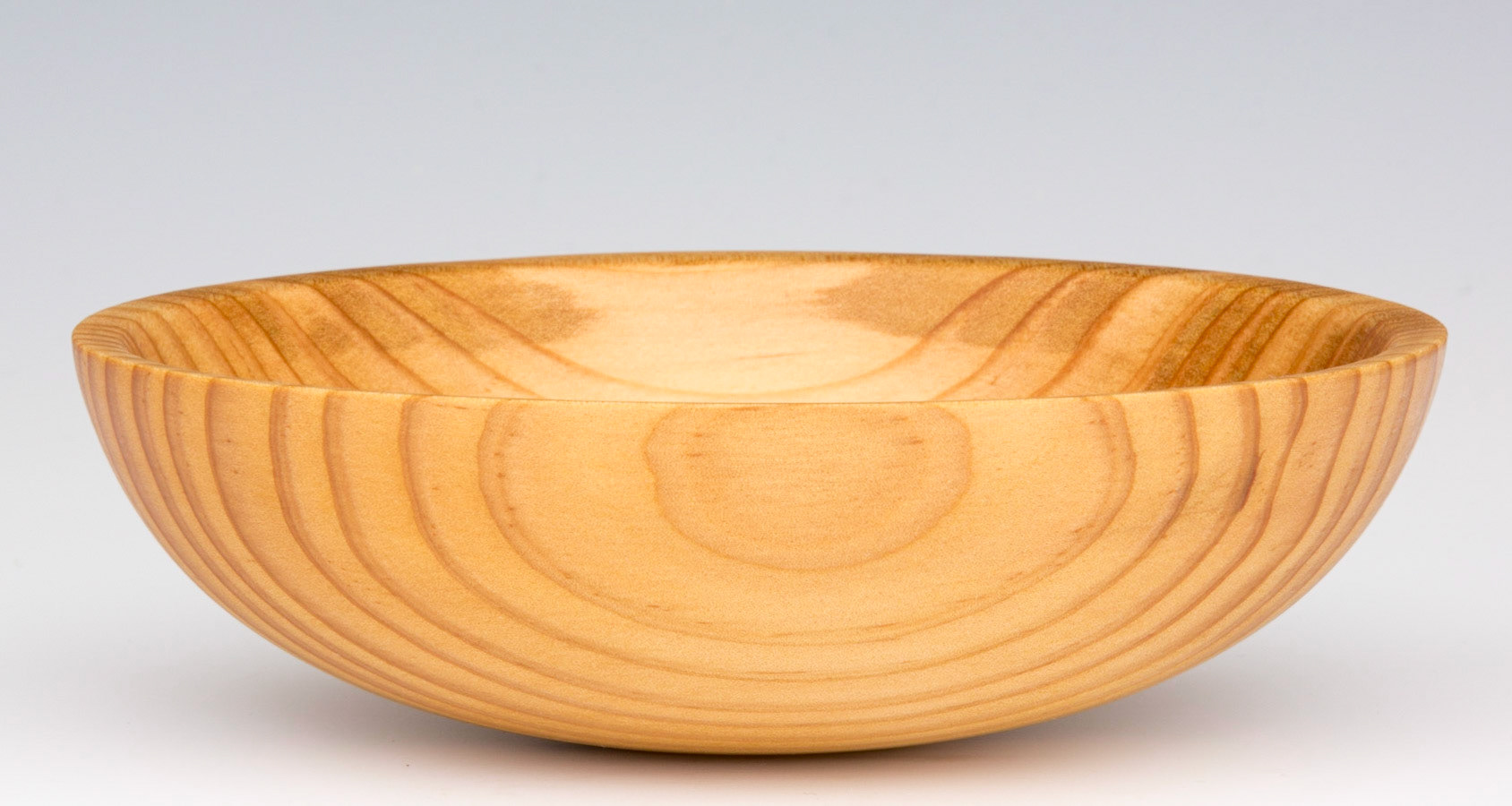 Douglas Fir Round Bottom Bowl - Diameter: 5 3/8 inches, Height: 1 5/8 inches (D11)