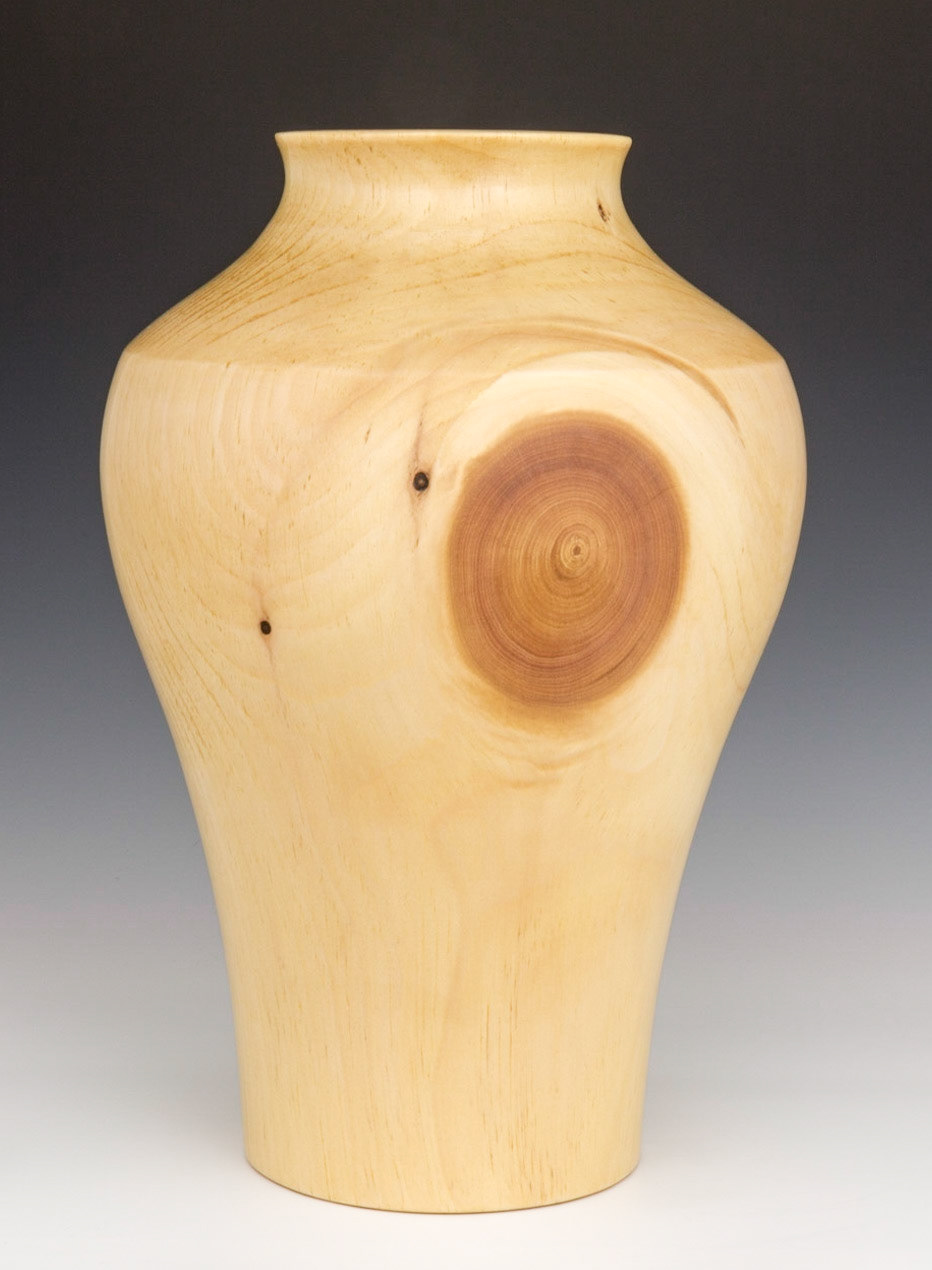 Pine Hollow Form - Diameter: 8 3/4 inches, Height: 13 3/8 inches (G18)