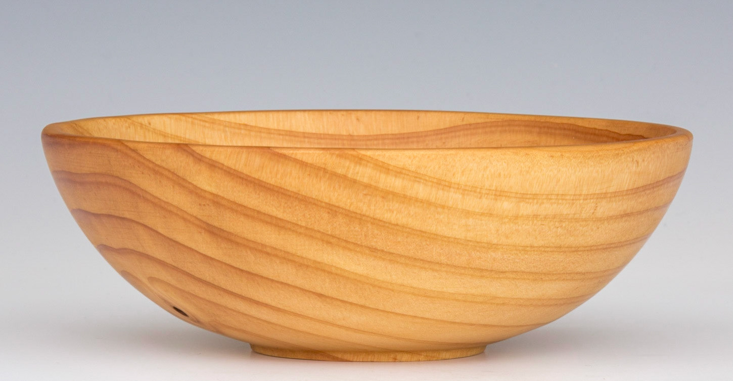 Douglas Fir Bowl - Diameter: 5 5/8 inches, Height: 1 7/8 inches (D12)
