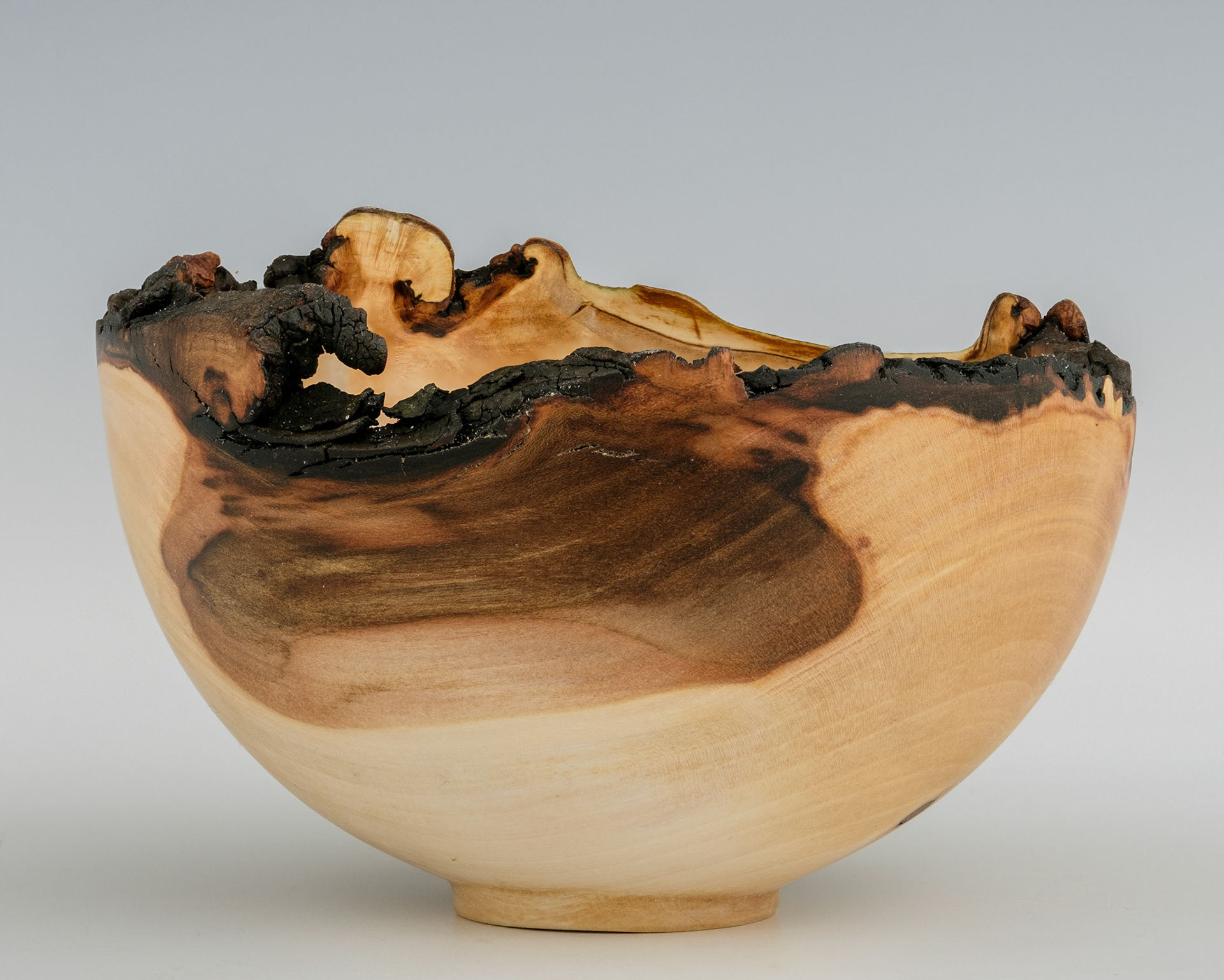 Madrone Natural Edge Bowl - Diameter: 5 inches, Height: 3 inches (E31)