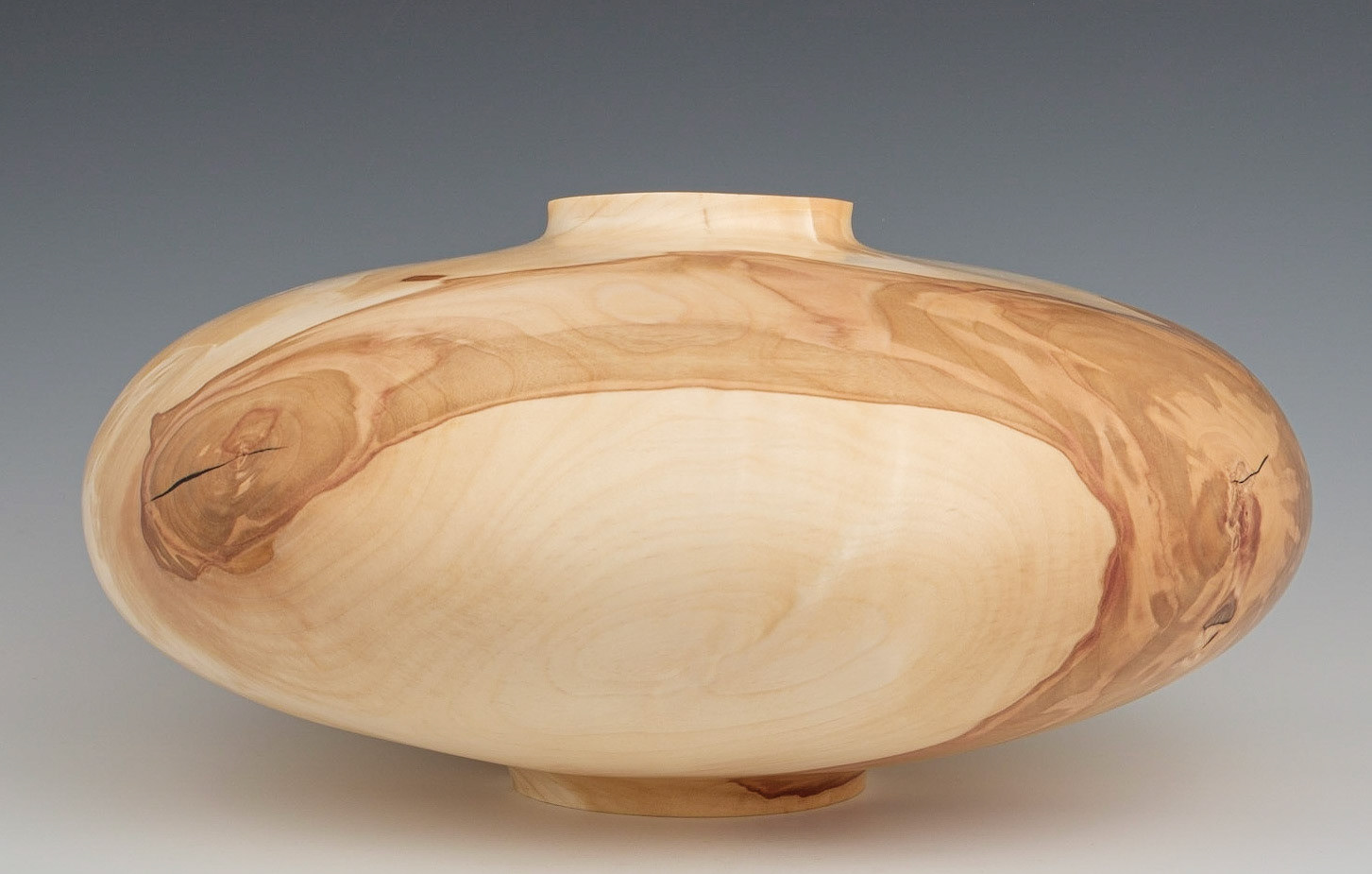 Birch Hollow Form - Diameter: 14 1/2 inches, Height: 8 1/2 inches (J44)