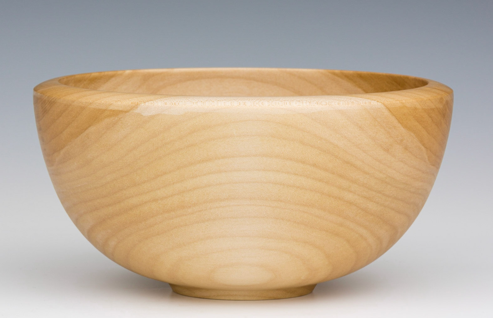 Maple Bowl - Diameter: 7 inches, Height: 3 1/2 inches (D19)