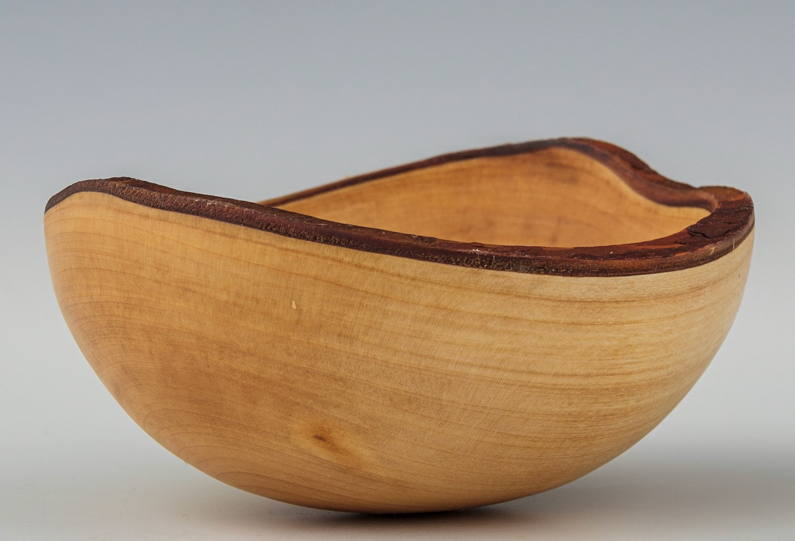 Madrone Round Bottom Natural Edge Bowl - Diameter: 4 7/8 inches, Height: 2 1/4 inches (E110)