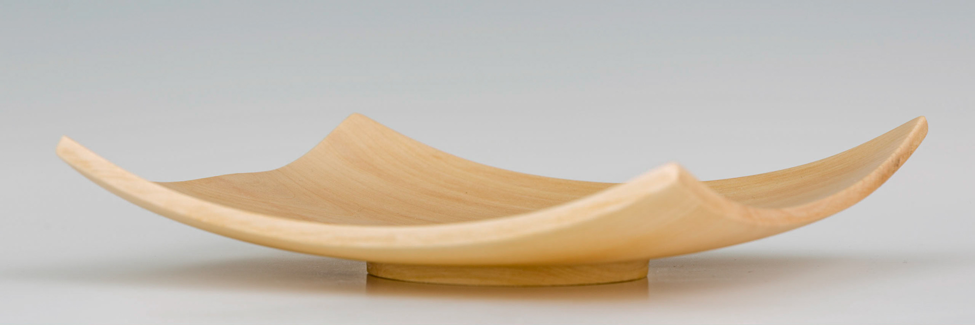 Madrone Square Platter - Length: 5 5/8 inches, Width: 5 1/2 inches, Height: 1 1/4 inches (C135)