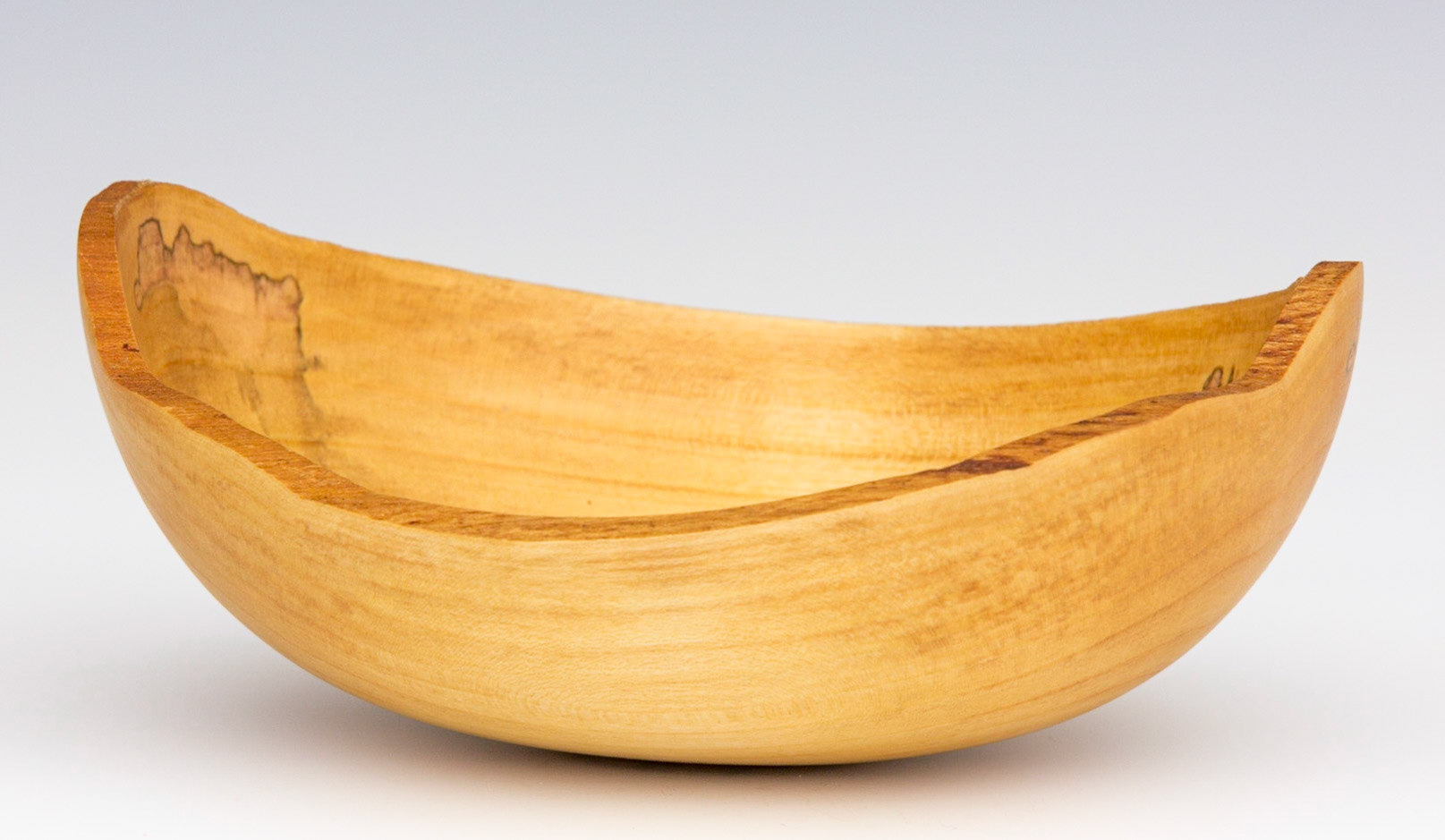 Plum Natural Edge Bowl - Diameter:  5 1/2 inches, Height:  2 inches  (F131)