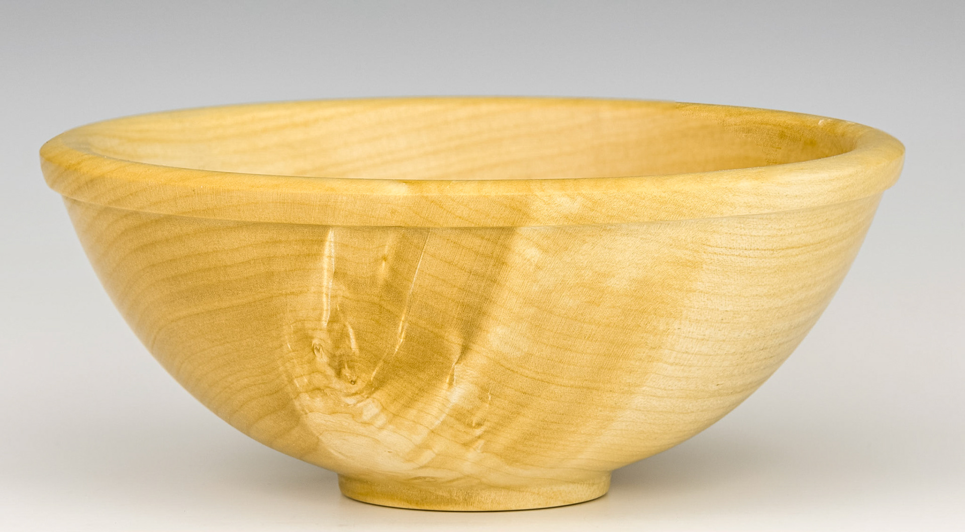 Maple Bowl - Diameter: 6 3/4 inches, Height: 2 3/4 inches (D28)