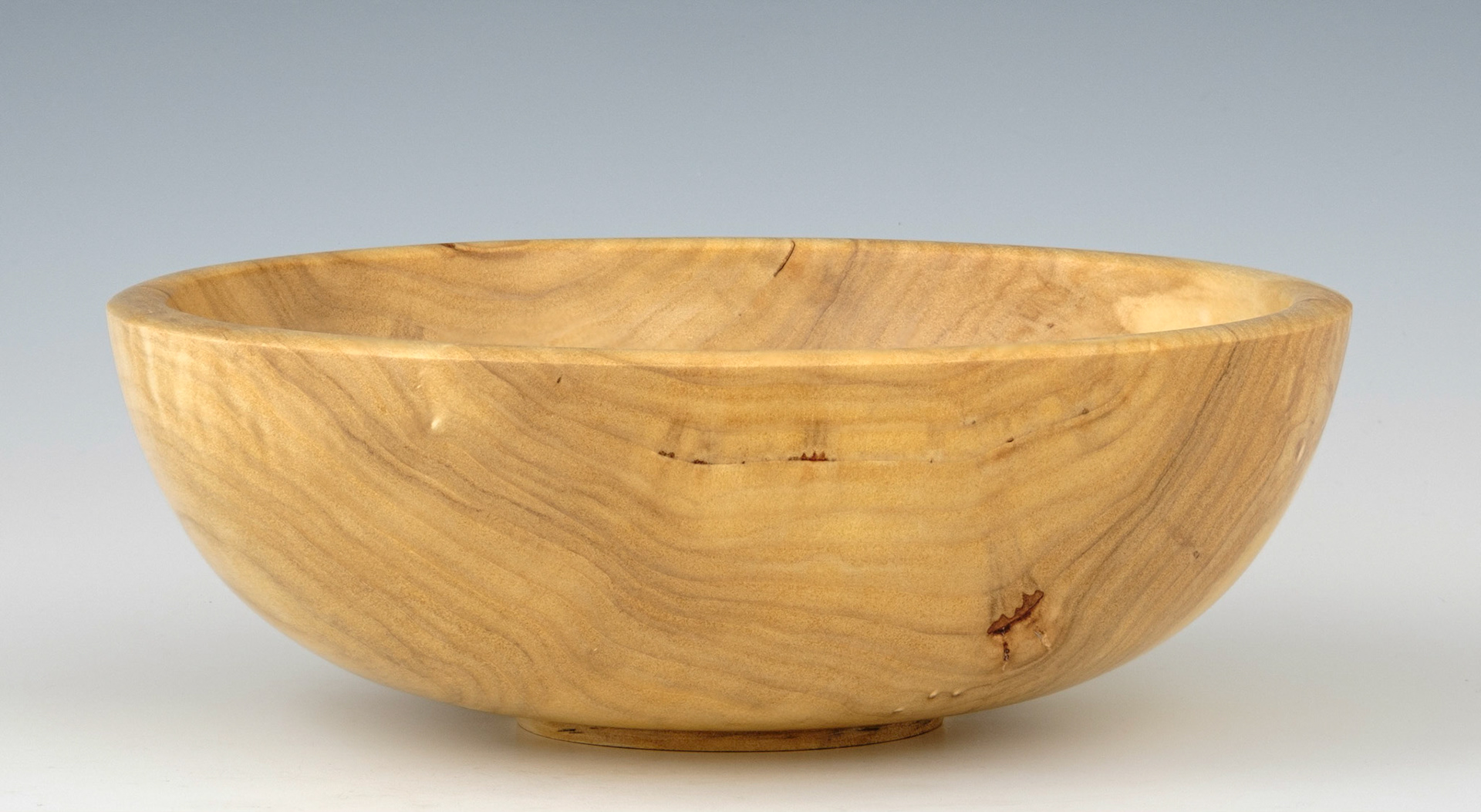 Lombardy Poplar Bowl - Diameter: 9 inches, Height: 3 1/8 inches (G89)