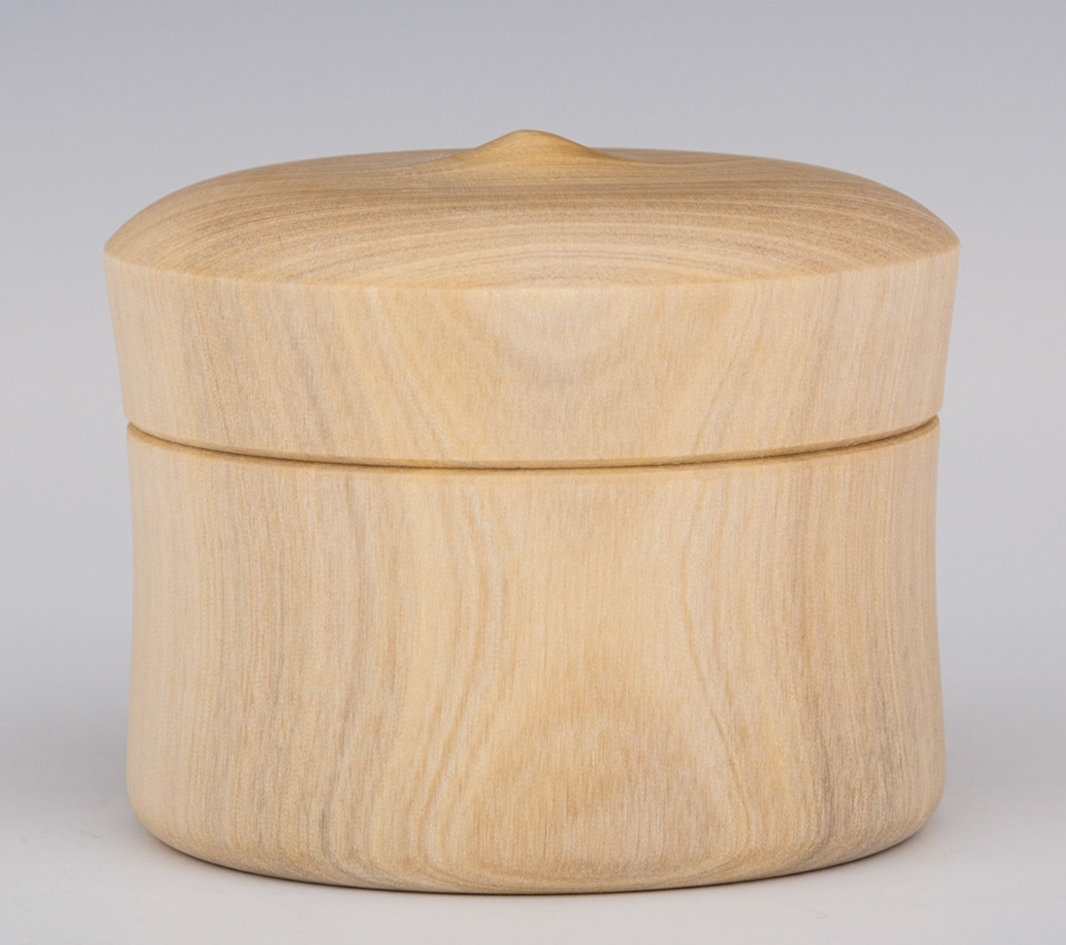 Madrone Lidded Box - Diameter: 2 7/8 inches, Height: 2 3/8 inches (C103)