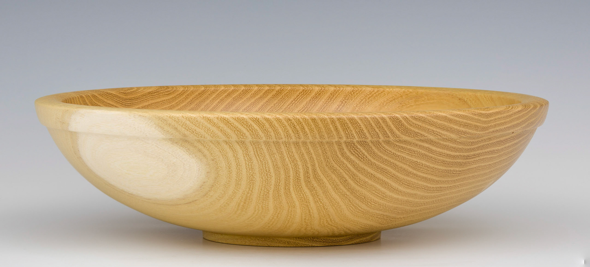 Black Locust Bowl - Diameter: 10 1/8 inches, Height: 2 3/4 inches (K36)