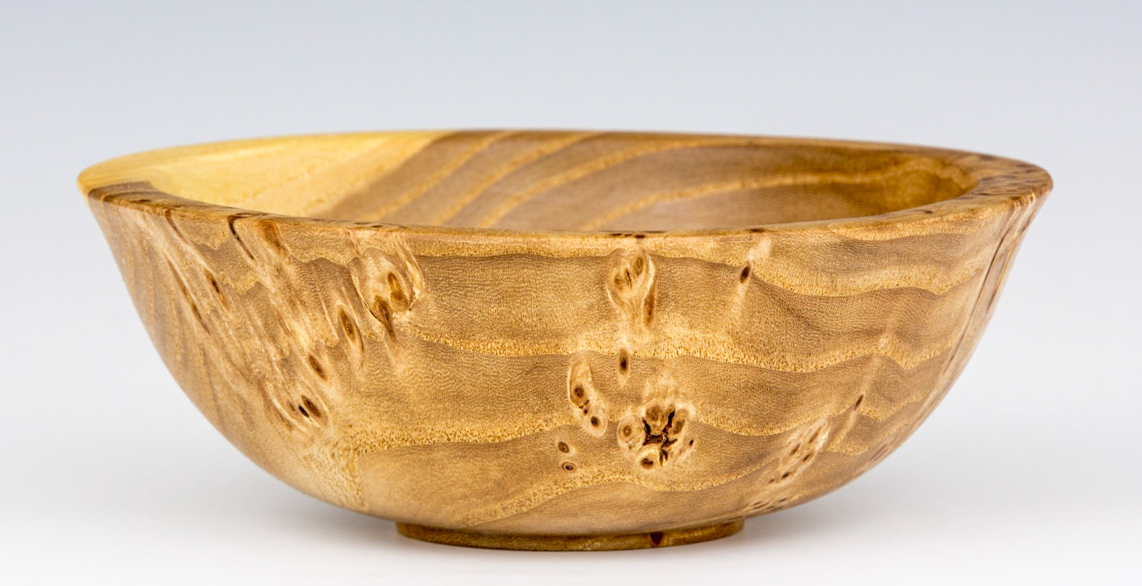 Elm Bowl - Diameter: 5 1/16 inches, Height: 1 7/8 inches (C35)