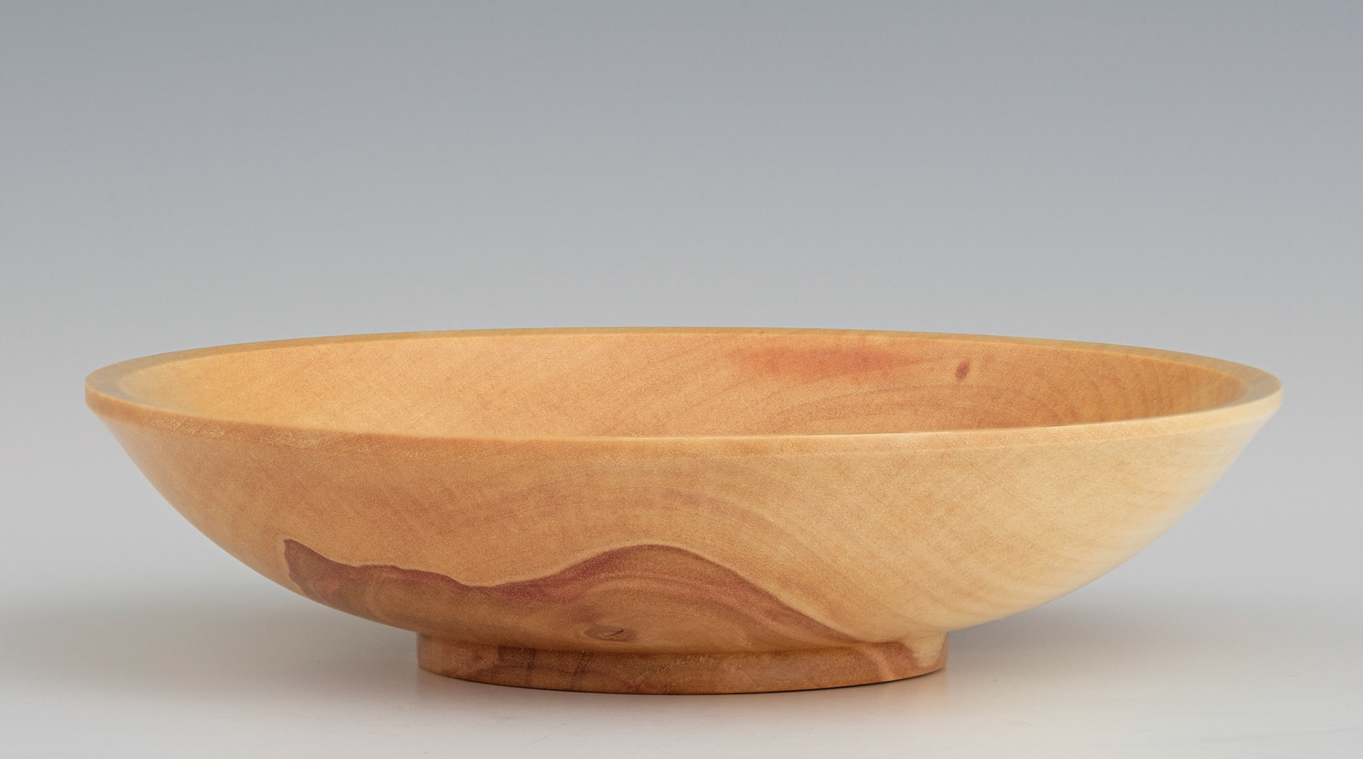 Birch Bowl - Diameter: 6 7/8 inches, Height: 1 5/8 inches (J87)