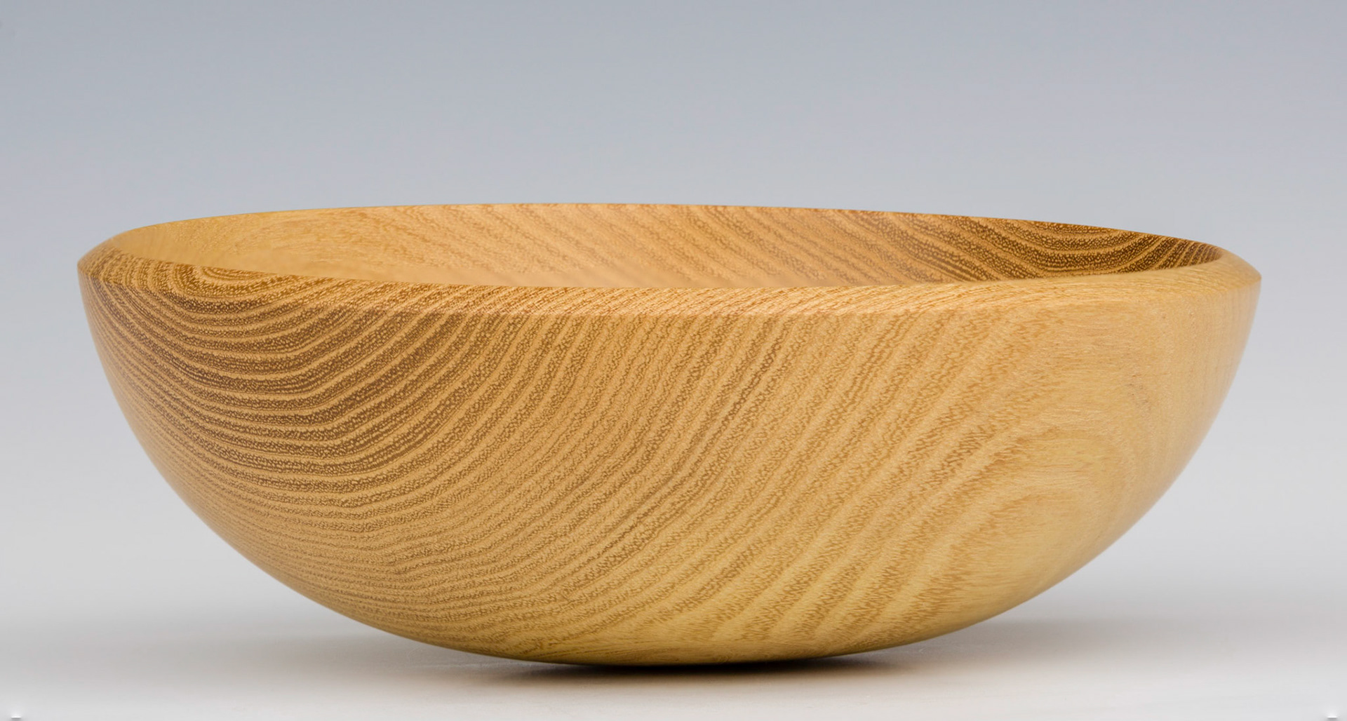 Black Locust Round Bottom Bowl - Diameter: 6 3/4 inches, Height: 2 3/8 inches (K28)