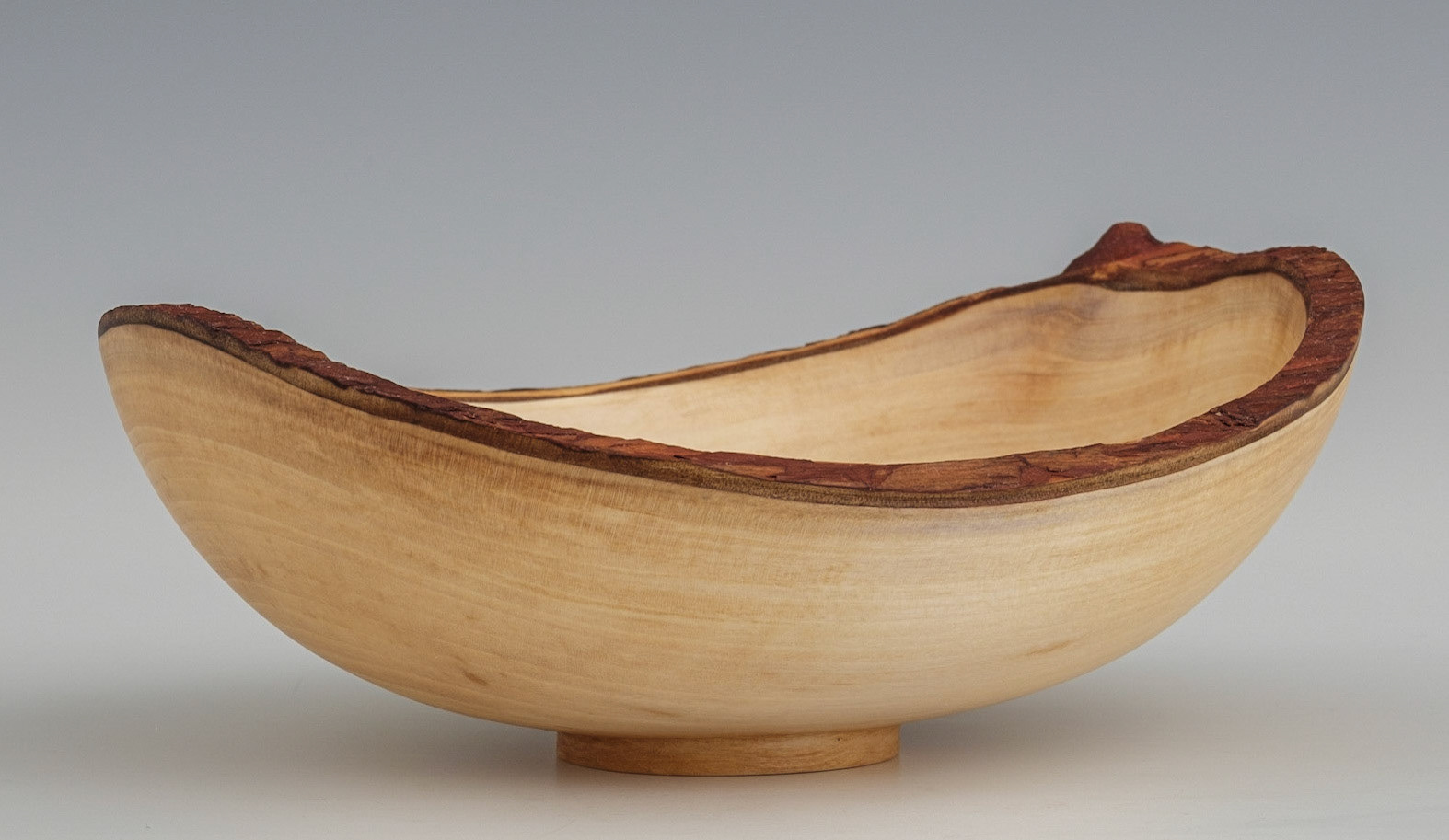 Madrone Natural Edge Bowl - Diameter: 7 3/16 inches, Height: 2 5/8 inches (E52)