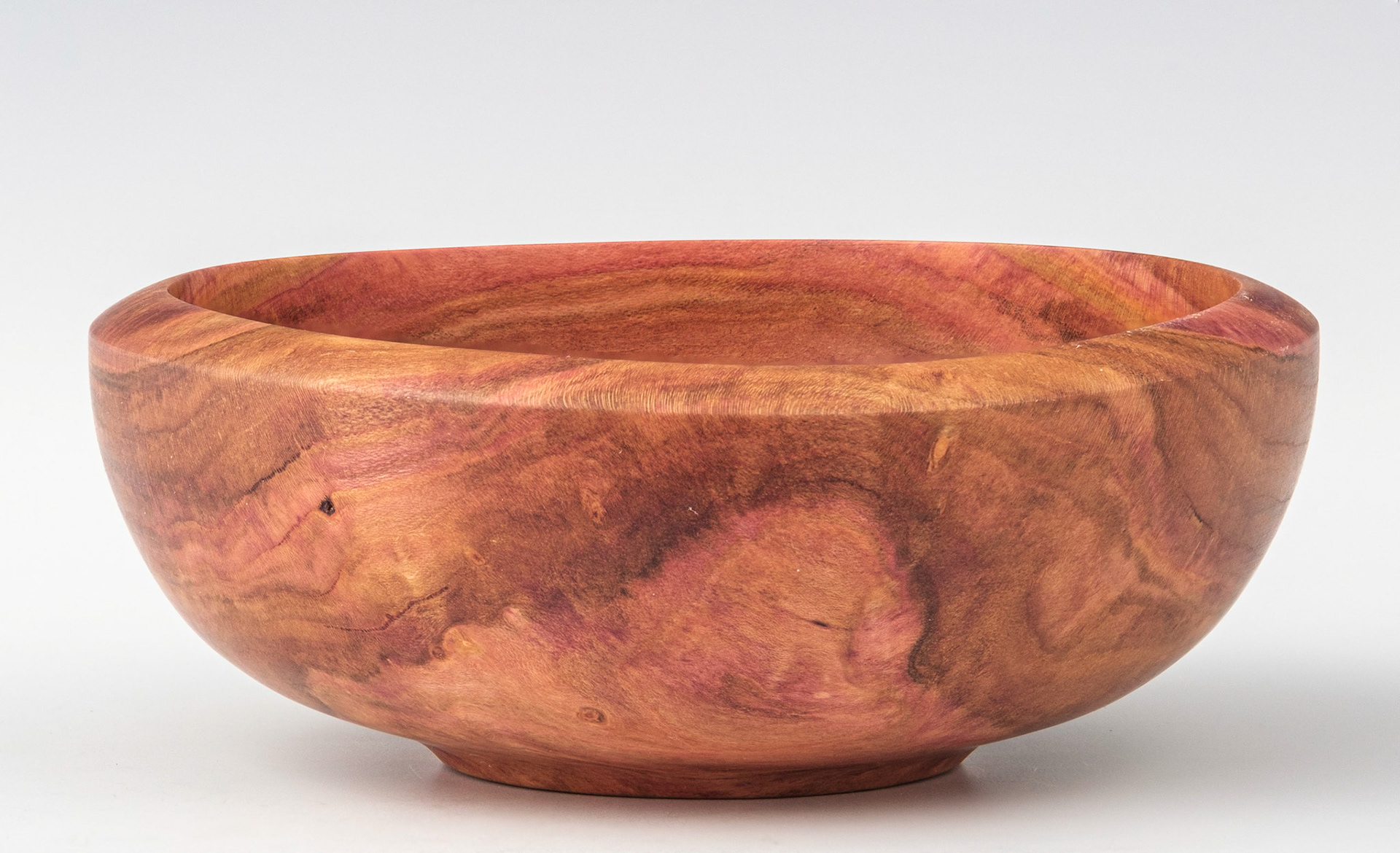 Plum Bowl - Diameter: 5 inches, Height: 1 15/16 inches (E136)