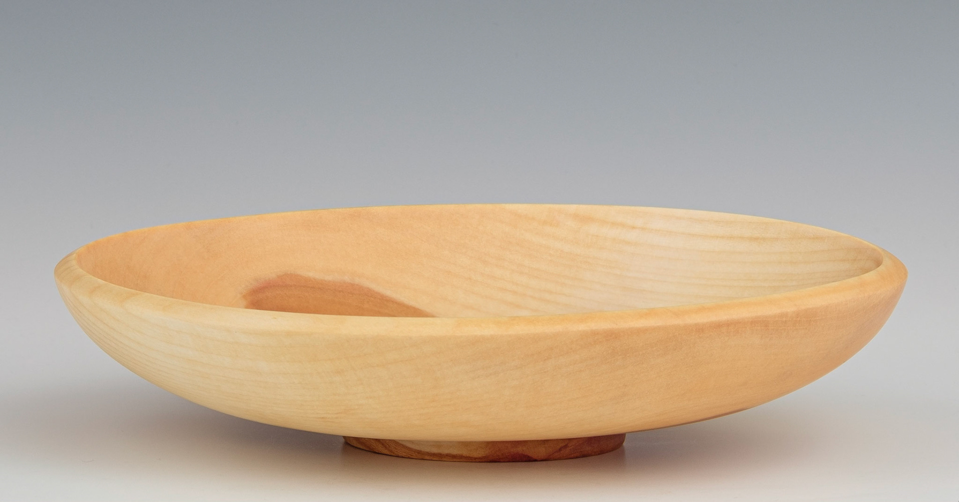 Birch Bowl - Diameter: 9 1/4 inches, Height: 2 inches (J75)