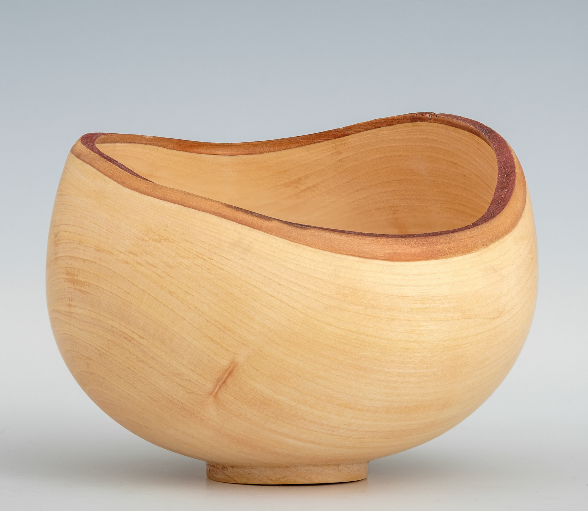 Madrone Natural Edge Bowl - Diameter:  4 3/4 inches, Height:  3 1/4 inches (F46)