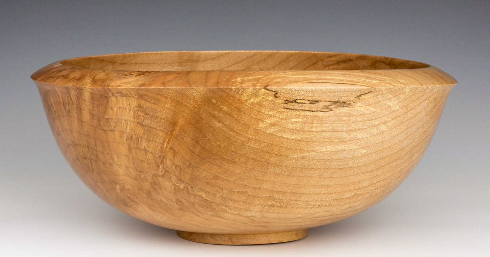 Maple Bowl - Diameter: 13 1/4 inches, Height: 5 1/2 inches (A28)