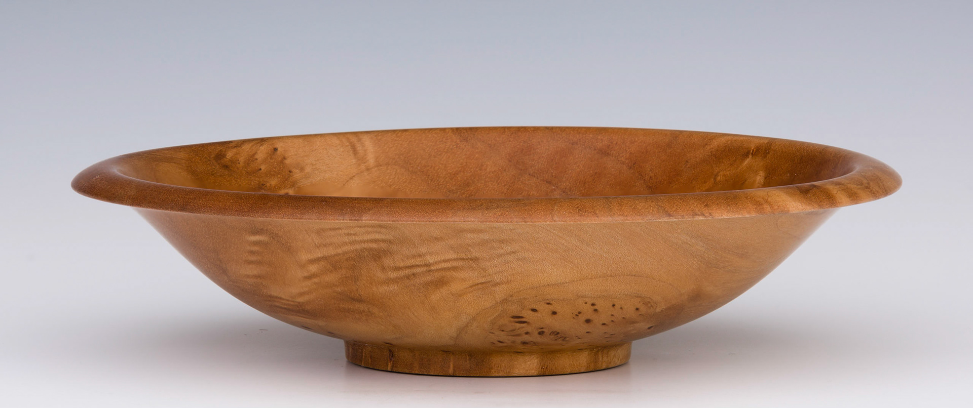 Maple Bowl - Diameter: 6 3/4 inches, Height: 1 5/8 inches (A143)