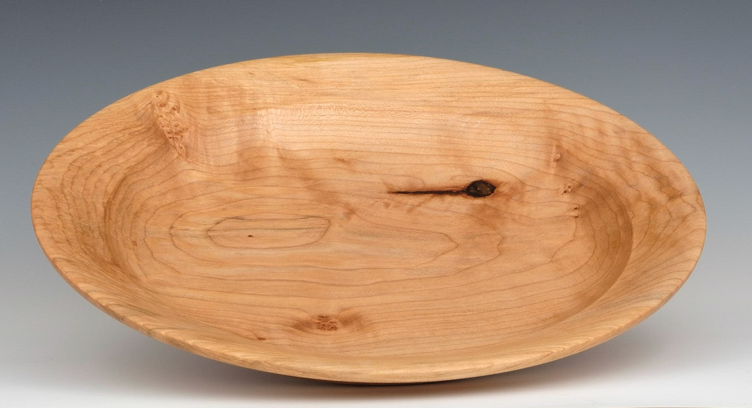 Maple Bowl - Diameter: 15 5/8 inches, Height: 2 3/8 inches (D51)