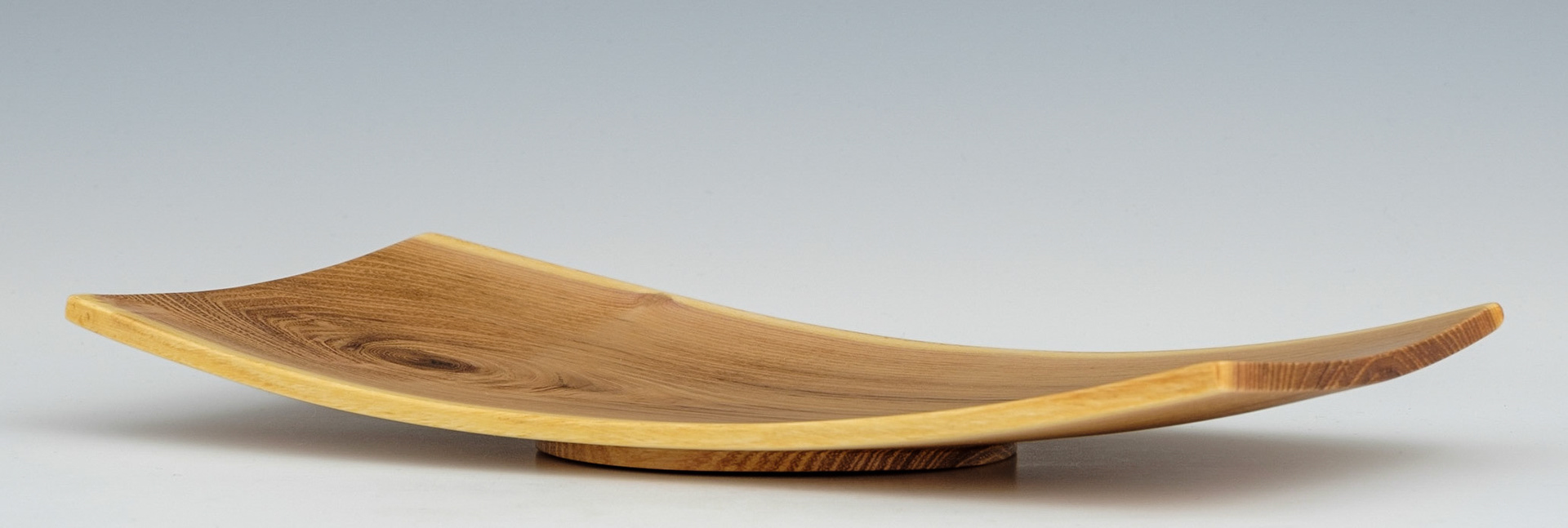 Black Locust Rectangular Platter - Length: 10 inches, Width: 5 1/4 inches, Height: 1 1/8 inches (D117)