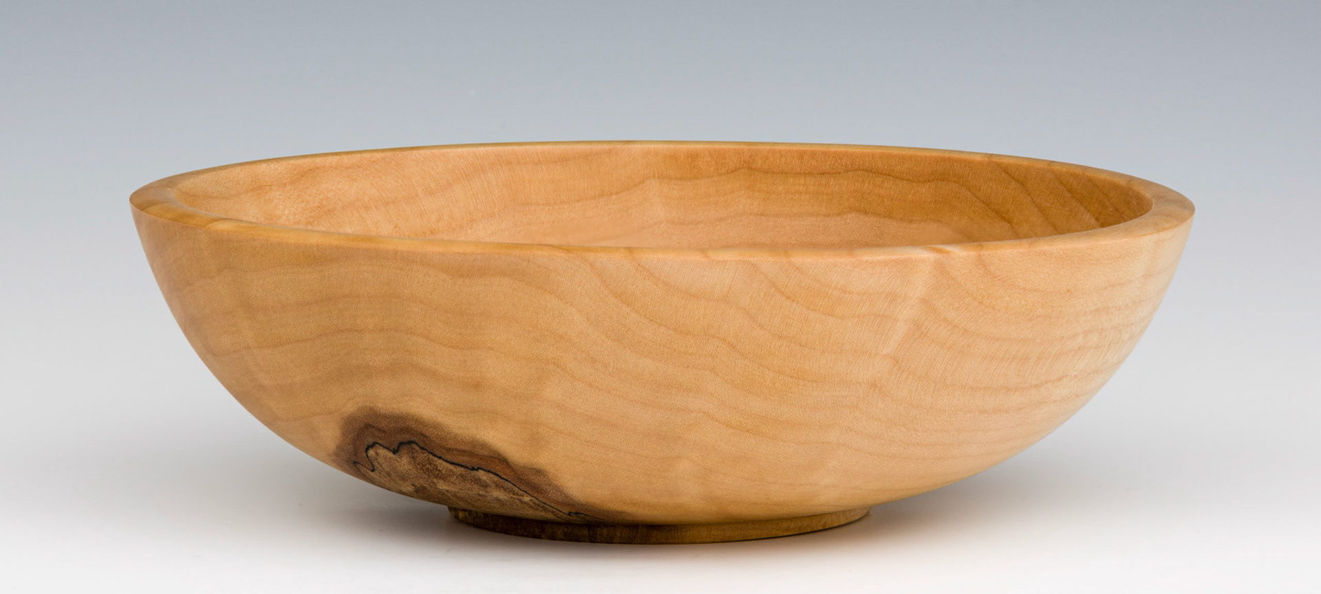 Maple Bowl - Diameter: 7 1/2 inches, Height: 2 1/4 inches (D17)