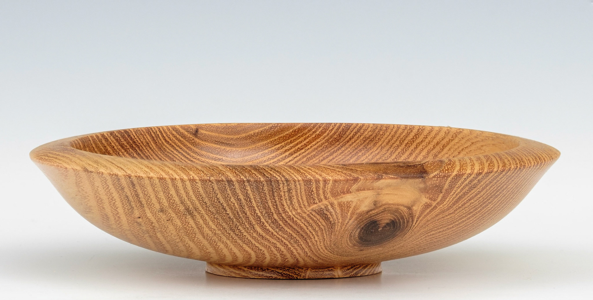 Black Locust Bowl - Diameter: 6 1/8 inches, Height: 1 3/8 inches (D108)