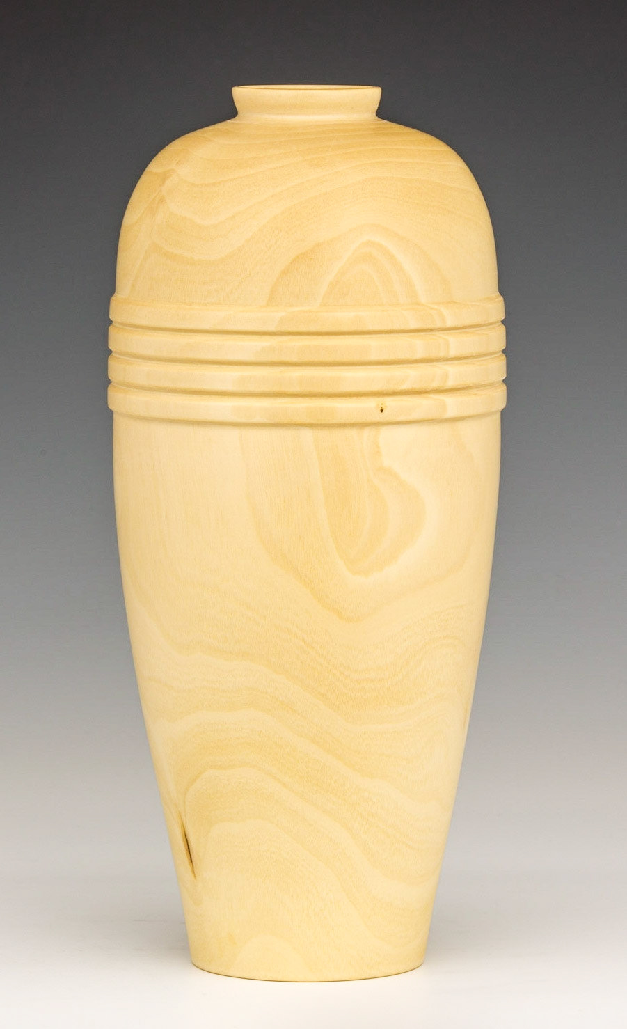 Magnolia Hollow Form - Diameter: 4 inches, Height: 8 5/8 inches (F32)