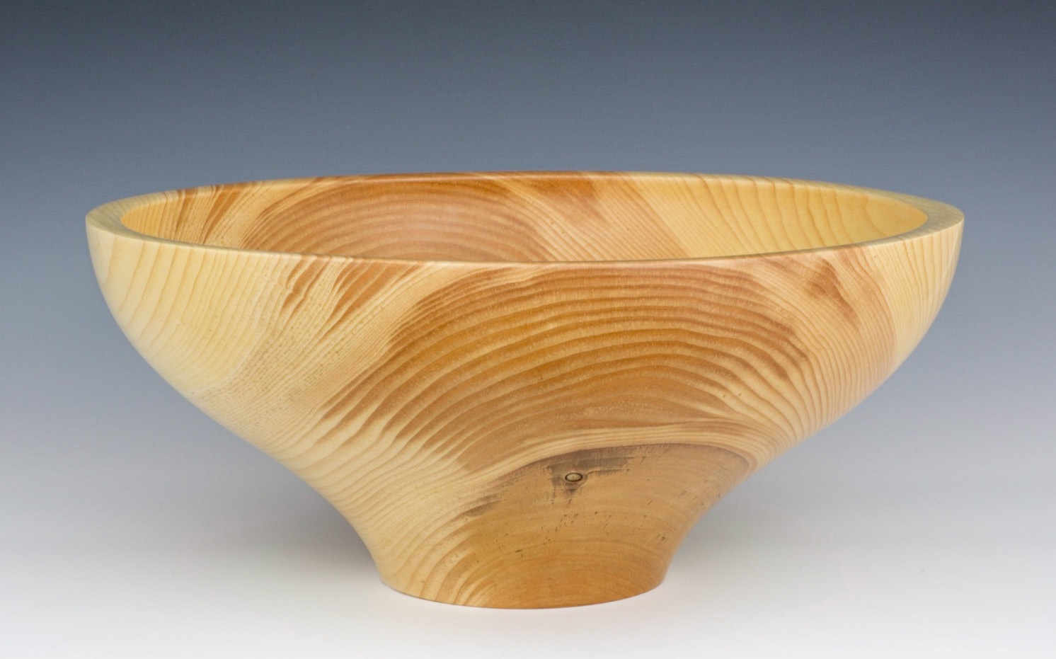 Pine Bowl - Diameter: 13 1/8 inches, Height: 5 1/2 inches (G5)