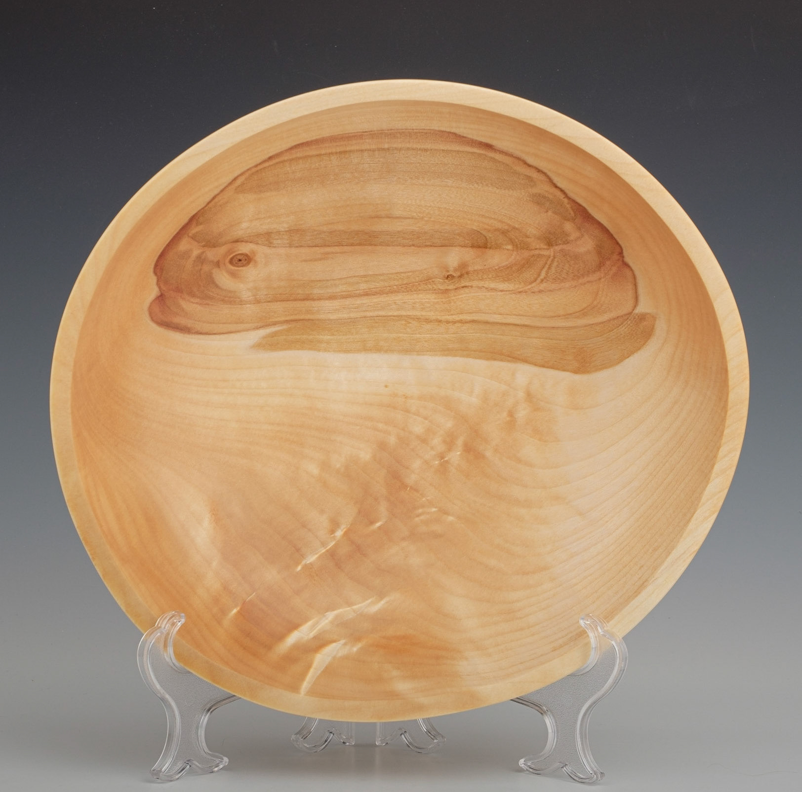 Birch Bowl - Diameter: 11 1/2 inches, Height: 2 7/8 inches (J64)