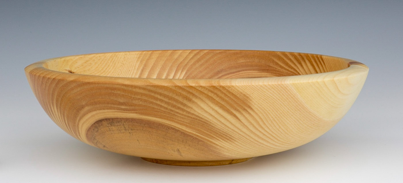 Pine Bowl - Diameter: 10 1/2 inches, Height: 3 inches (G8)