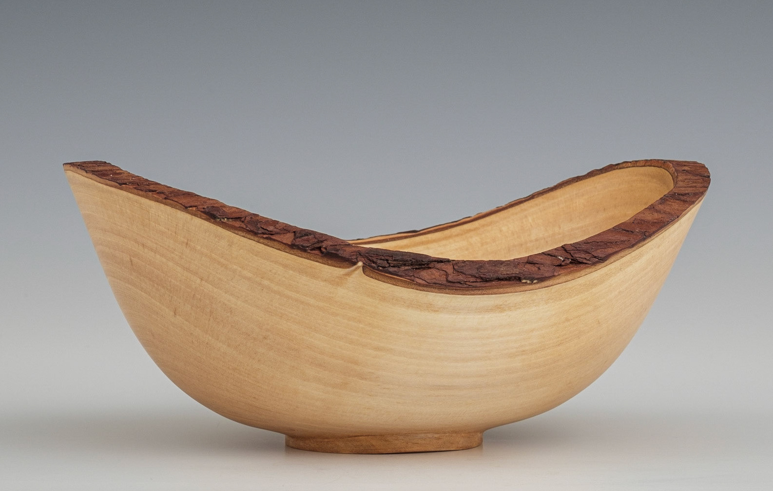 Madrone Natural Edge Bowl - Diameter: 8 3/8 inches, Height: 3 5/8 inches (E49)